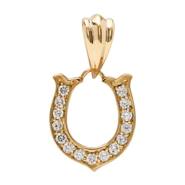 yukizaki regalia Yukizaki Regalia Yellow Gold diamond Pendant Top ymr27.12.6.5
