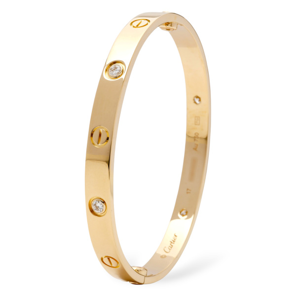cartier love カルティエ ラブ クラシック ハーフダイヤ b6035900
