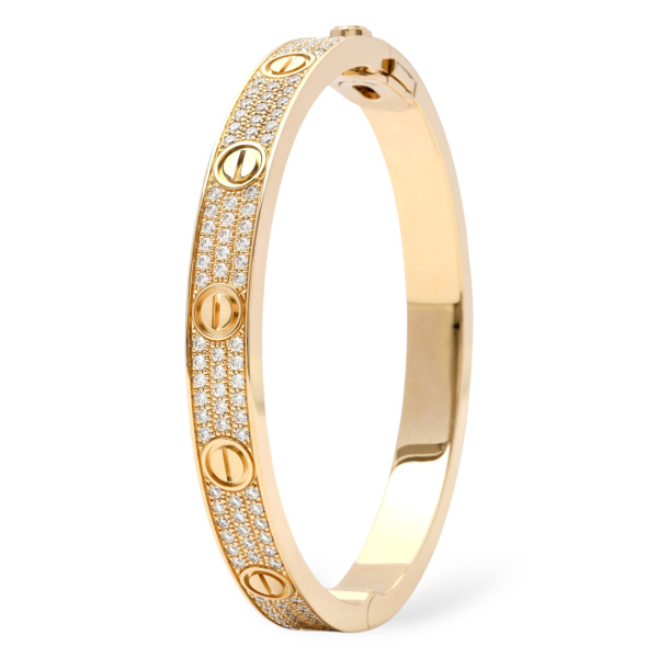 cartier love カルティエ ラブ クラシックモデル パヴェ n6035000