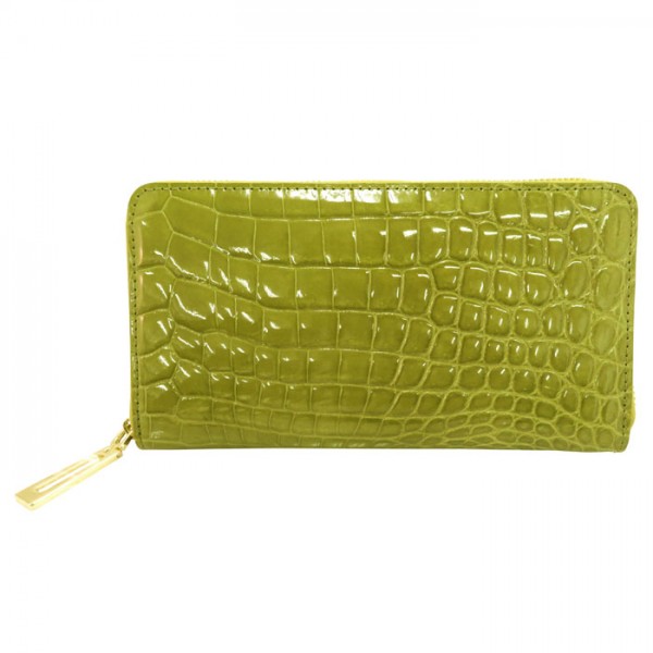 新品] その他 クロコダイル 長財布 ラウンドファスナー
