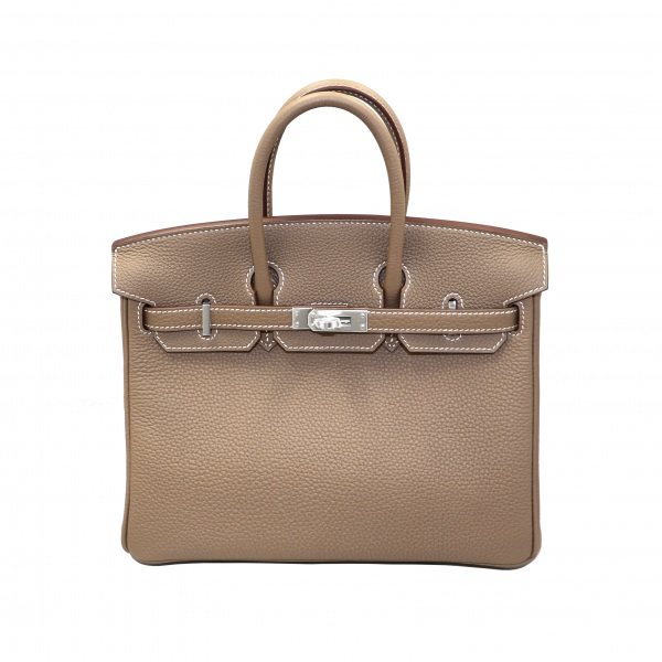 hermes birkin エルメス バーキン バーキン 25 トゴ エトゥープ シルバー金具 D刻印 
