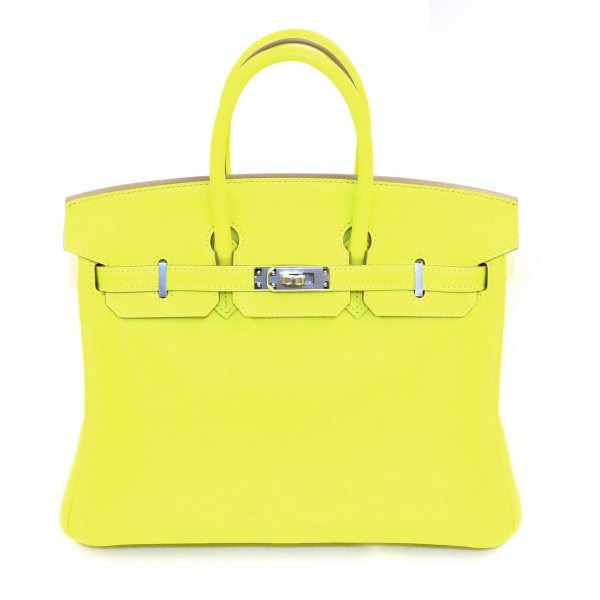 hermes birkin エルメス バーキン バーキン 25 スイフト ライム シルバー金具 