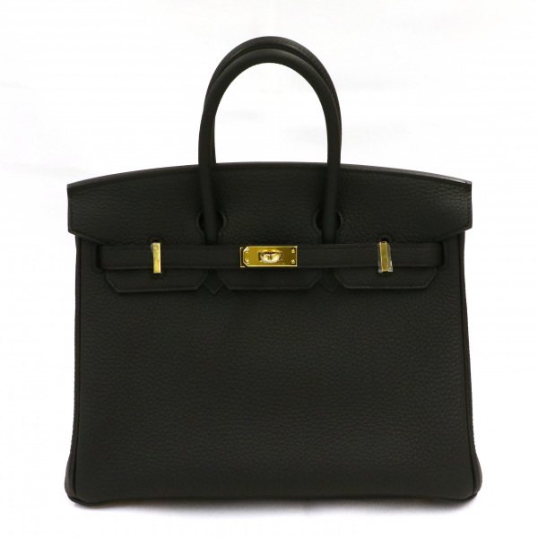 hermes birkin エルメス バーキン バーキン 25 トゴ ブラック イエローゴールド金具 C刻印 