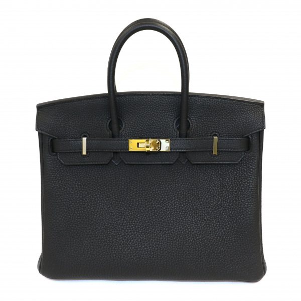 hermes birkin エルメス バーキン バーキン 25 トゴ ブラック イエローゴールド金具 D刻印 