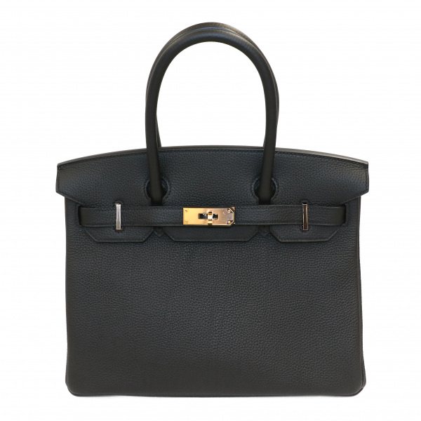 hermes birkin エルメス バーキン バーキン 30 トゴ ブラック ピンクゴールド金具 C刻印 