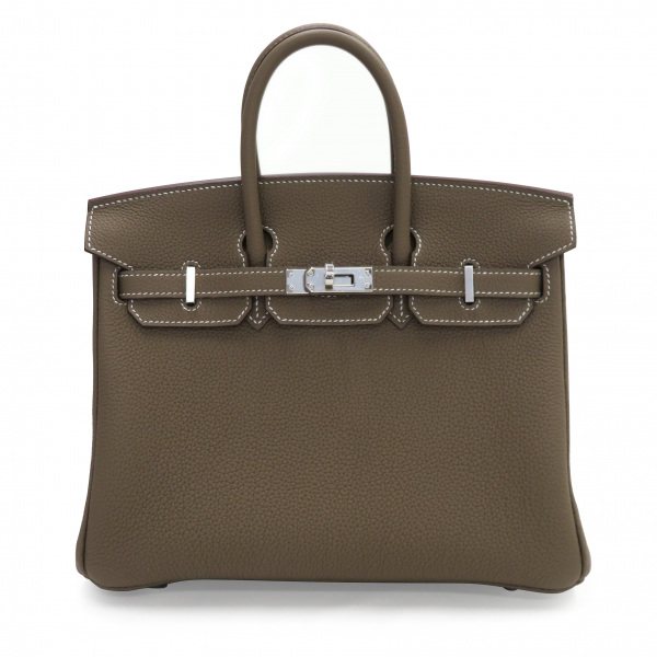 hermes birkin エルメス バーキン バーキン 25 トゴ エトゥープ シルバー金具 D刻印 