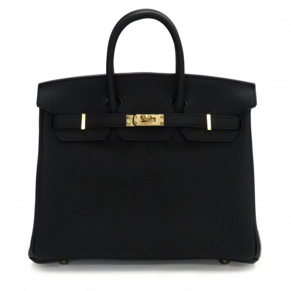 hermes birkin エルメス バーキン バーキン 25 トゴ ブラック イエローゴールド金具 D刻印 