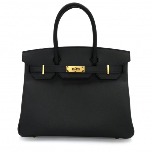 hermes birkin エルメス バーキン バーキン 30 エプソン ブラック イエローゴールド金具 D刻印 