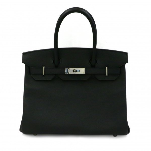 hermes birkin エルメス バーキン 30 エプソン ブラック シルバー金具 D刻印 