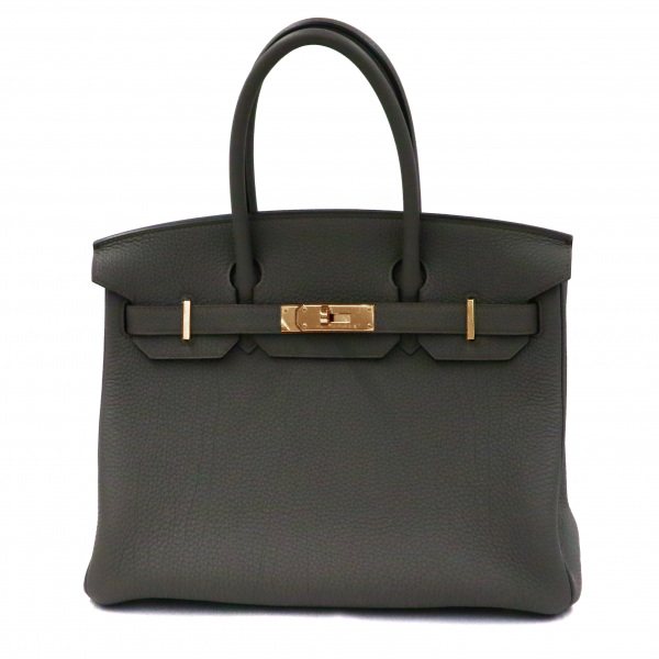 hermes birkin エルメス バーキン バーキン 30 トゴ グリスエタン ピンクゴールド金具 D刻印 