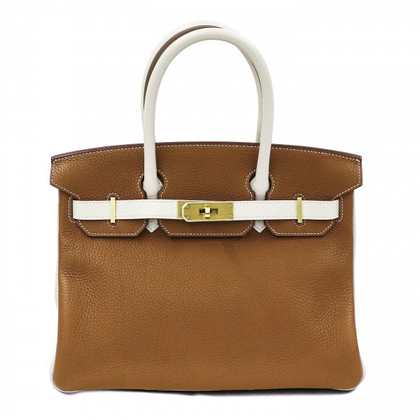 hermes birkin エルメス バーキン バーキン 30 トリヨンクレマンス ゴールドxクレ イエローゴールド金具 C刻印 