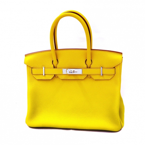 hermes birkin エルメス バーキン バーキン 30 トゴ ジョーヌアンプル シルバー金具 D刻印 