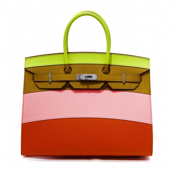 hermes birkin エルメス バーキン バーキン セリエ 35 レインボー エプソン シルバー金具 Y刻印 