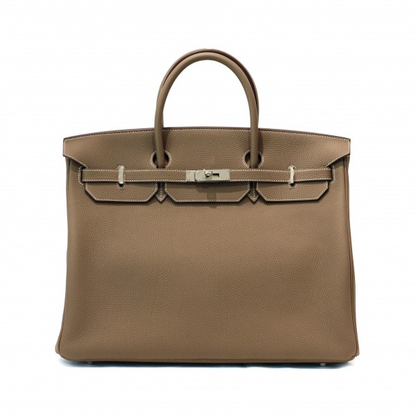 hermes birkin エルメス バーキン バーキン 40 トゴ エトゥープ シルバー金具 D刻印 