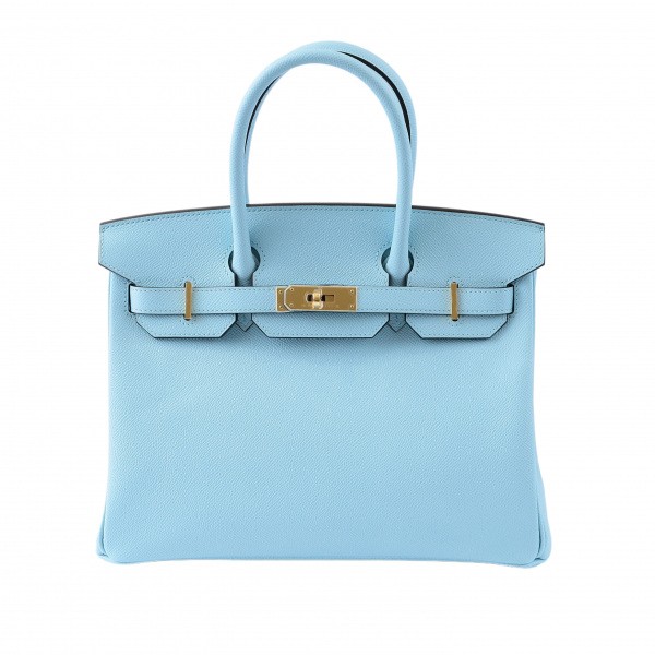 hermes birkin エルメス バーキン 30 エプソン ブルーアトール イエローゴールド金具 Y刻印 
