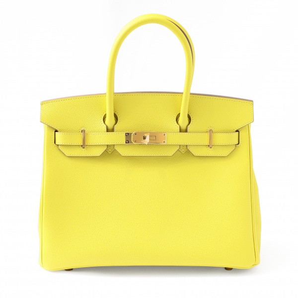 hermes birkin エルメス バーキン バーキン 30 エプソン ライム ピンクゴールド金具 Y刻印 