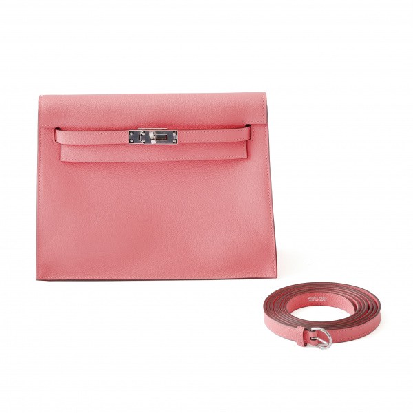 hermes other エルメス ケリーダンス 2 エヴァーカラー ローズアザレ シルバー金具 Y刻印 