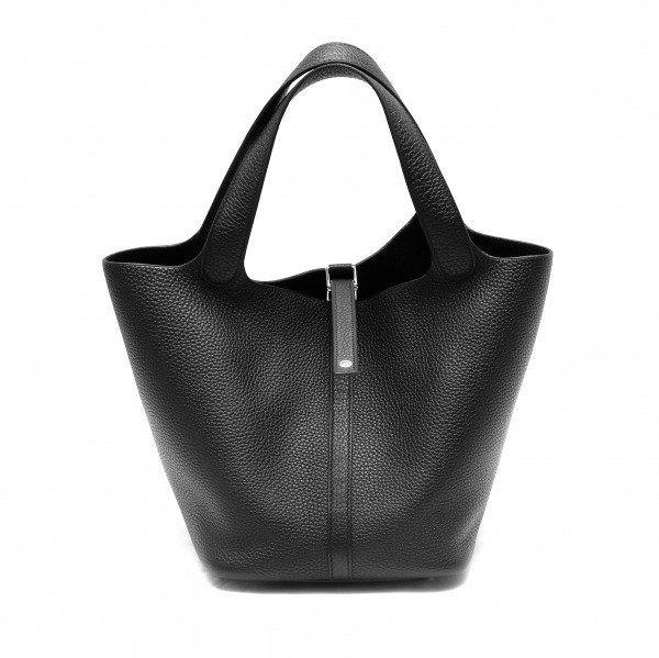 hermes picotinlock エルメス ピコタンロック ピコタンロック MM トリヨンクレマンス ブラック シルバー金具 Y刻印 