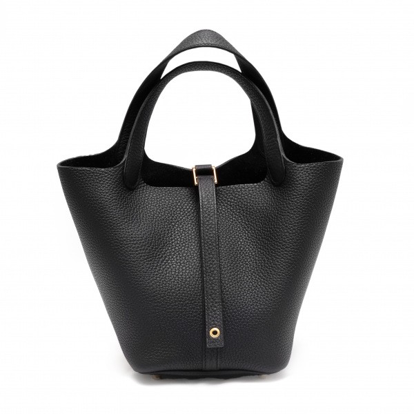 hermes picotinlock エルメス ピコタンロック ピコタンロック PM トリヨンクレマンス ブラック イエローゴールド金具 Y刻印 