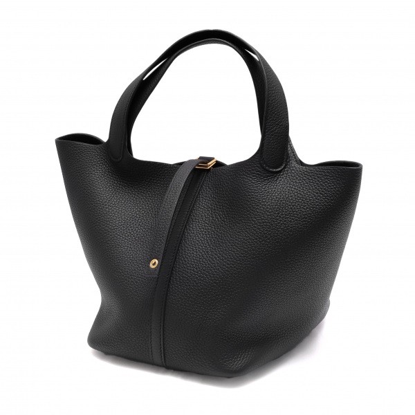 hermes picotinlock エルメス ピコタンロック ピコタンロック MM トリヨンクレマンス ブラック イエローゴールド金具 Y刻印 