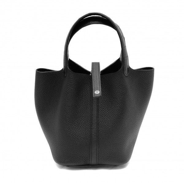 hermes  エルメス  PM トリヨンクレマンスxアリゲーターマット ブラック シルバー金具 Y刻印 