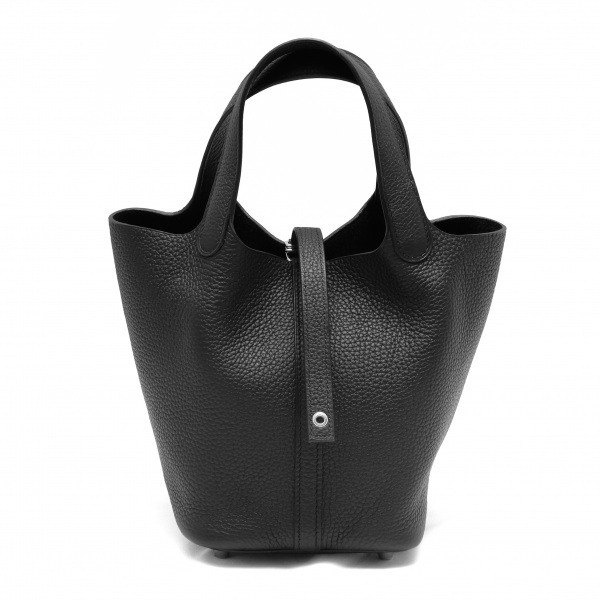 hermes picotinlock エルメス ピコタンロック ピコタンロック PM トリヨンクレマンス ブラック シルバー金具 Y刻印 