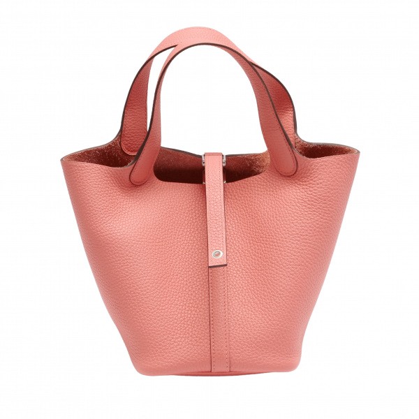 hermes picotinlock エルメス ピコタンロック PM トリヨンクレマンス ローズアザレ シルバー金具 Y刻印 