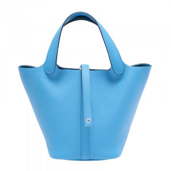 hermes picotinlock エルメス ピコタンロック PM トリヨンクレマンス ブルーフリーダ シルバー金具 Y刻印 