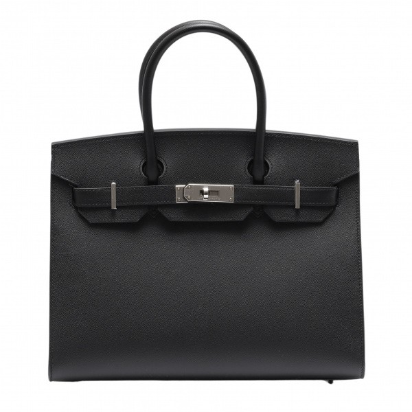 hermes  エルメス  30 マダム ブラック シルバー金具 D刻印 