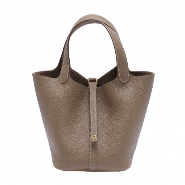 hermes picotinlock エルメス ピコタンロック MM トリヨンクレマンス エトゥープ シルバー金具 Z刻印 