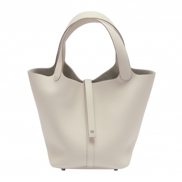 hermes picotinlock エルメス ピコタンロック MM トリヨンクレマンス クレ シルバー金具 Y刻印 