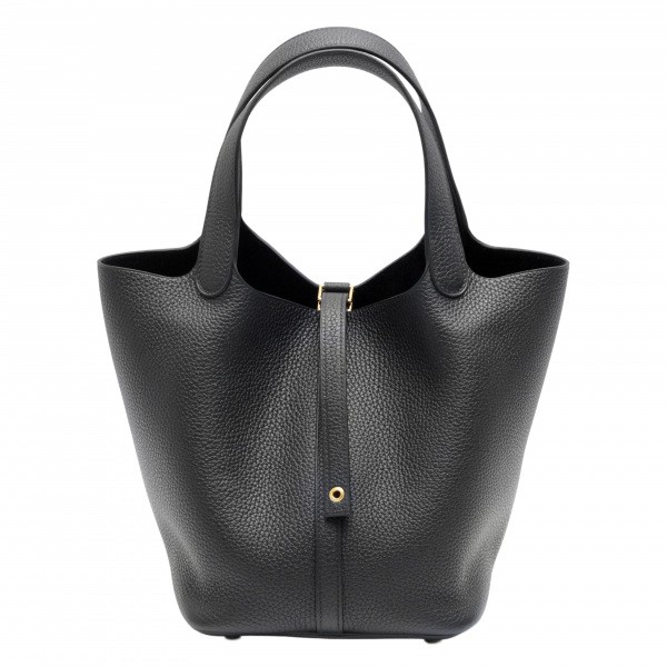 hermes picotinlock エルメス ピコタンロック MM トリヨンクレマンス ブラック イエローゴールド金具 Y刻印 