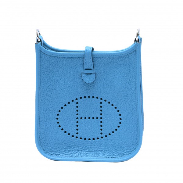 hermes  エルメス  TPM トリヨンクレマンス ブルーフリーダ シルバー金具 Z刻印 