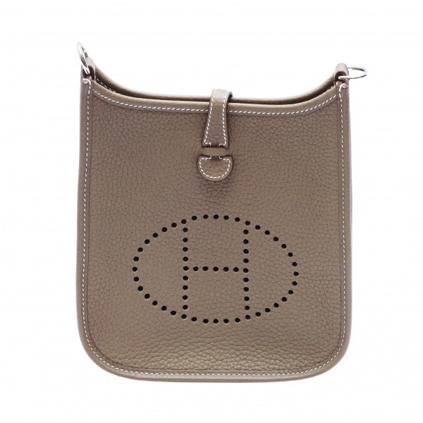 hermes  エルメス  TPM トリヨンクレマンス エトゥープ シルバー金具 Y刻印 