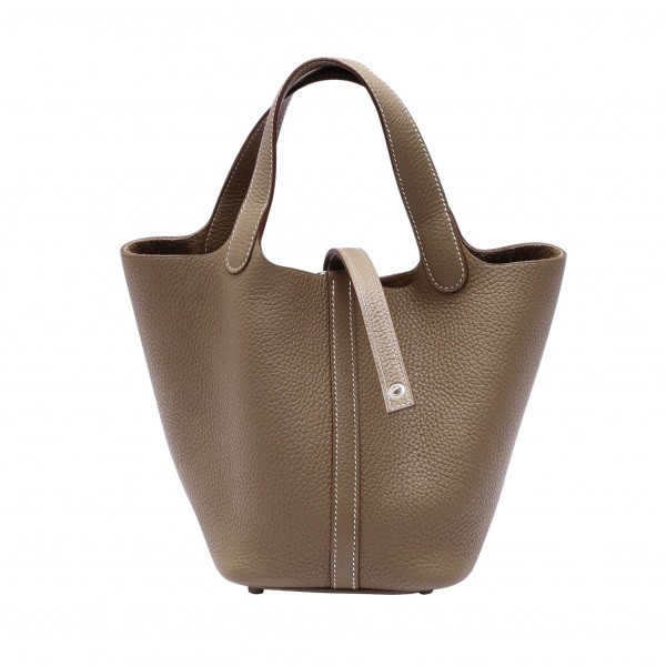 hermes picotinlock エルメス ピコタンロック PM トリヨンクレマンス エトゥープ シルバー金具 Y刻印 