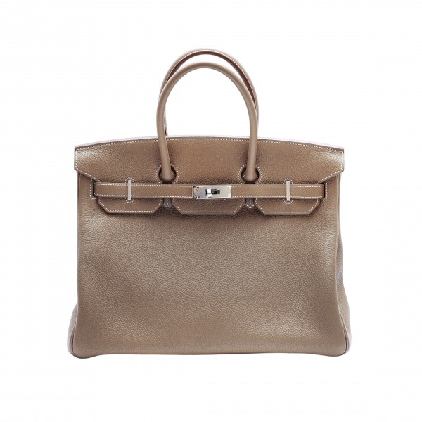 hermes birkin エルメス バーキン 35 トゴ エトゥープ シルバー金具 Y刻印 