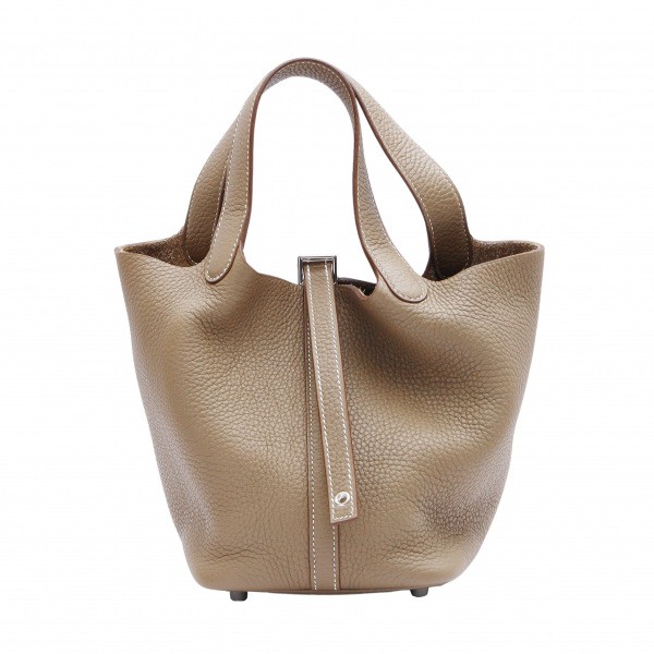 hermes picotinlock エルメス ピコタンロック PM トリヨンクレマンス エトゥープ シルバー金具 Z刻印 