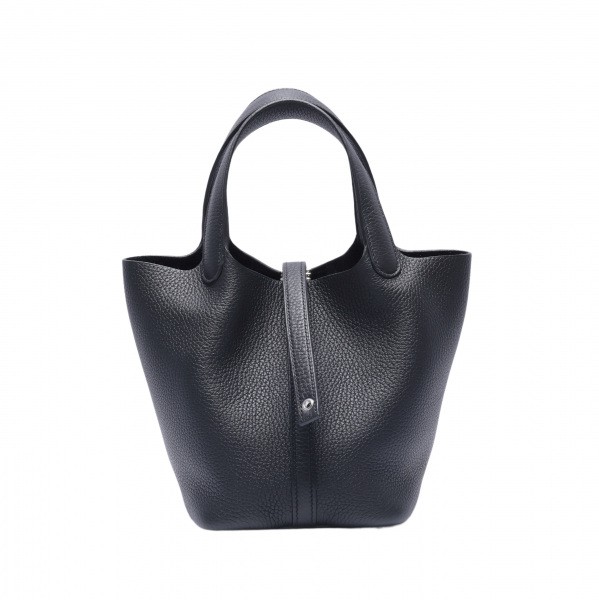 hermes picotinlock エルメス ピコタンロック PM トリヨンクレマンス ブラック シルバー金具 Z刻印 