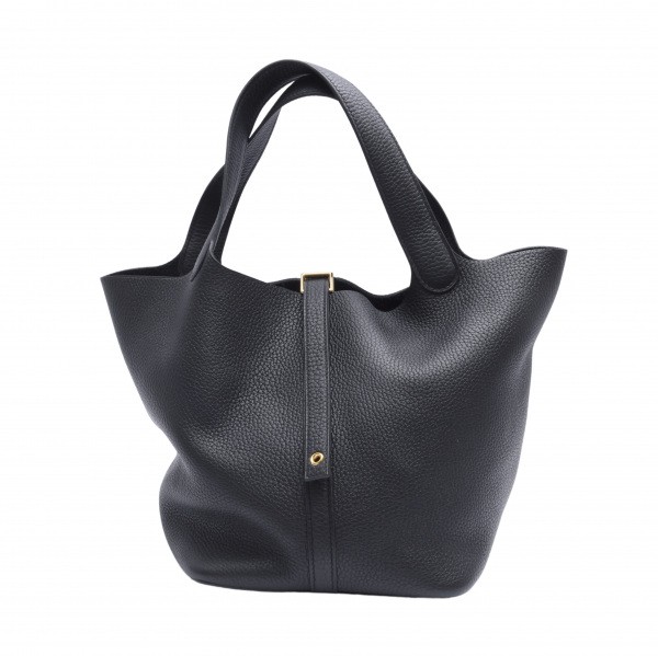 hermes picotinlock エルメス ピコタンロック MM トリヨンクレマンス ブラック イエローゴールド金具 Z刻印 