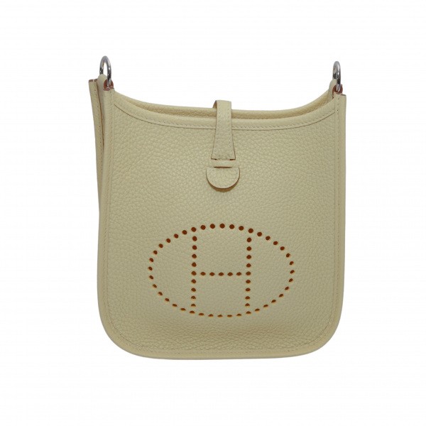 hermes  エルメス  TPM トリヨンクレマンス ジョーヌプッサンxクレ シルバー金具 Z刻印 