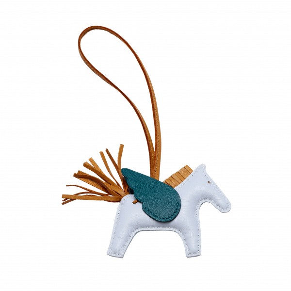hermes rodeo エルメス ロデオ (ペガサス)チャーム PM アニョーミロ スイフト ブループリュムxセサミxヴェールボスフォール Z刻印 