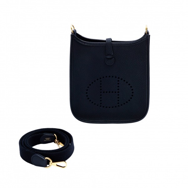 hermes  エルメス  TPM トリヨンクレマンス ブラック イエローゴールド金具 Y刻印 