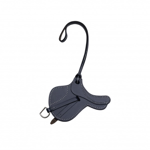 hermes other エルメス パドックチャーム 鞄サドル ブラック 