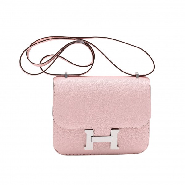 hermes  エルメス  III ミニ シェーブル ローズサクラ シルバー金具 Z刻印 