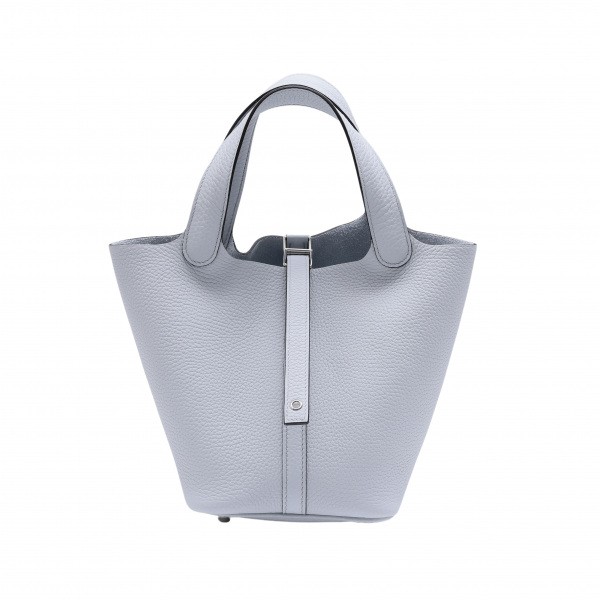 hermes picotinlock エルメス ピコタンロック PM トリヨンクレマンス ブルーペール シルバー金具 Z刻印 