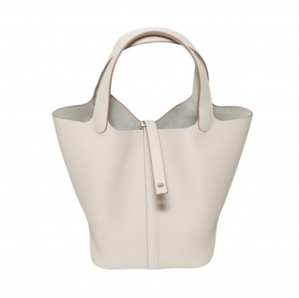 hermes picotinlock エルメス ピコタンロック MM トリヨンクレマンス クレ シルバー金具 Z刻印 