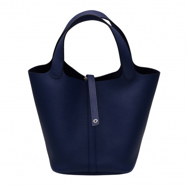 hermes picotinlock エルメス ピコタンロック MM トリヨンモーリス ブルーサフィール シルバー金具 Z刻印 