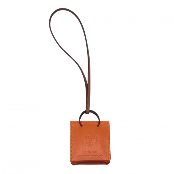 hermes sac orange エルメス サックオランジュ チャーム サック オランジュ ヴォーバトラー ヴァッシュハンター アニョ―ミロ フー ゴールド 