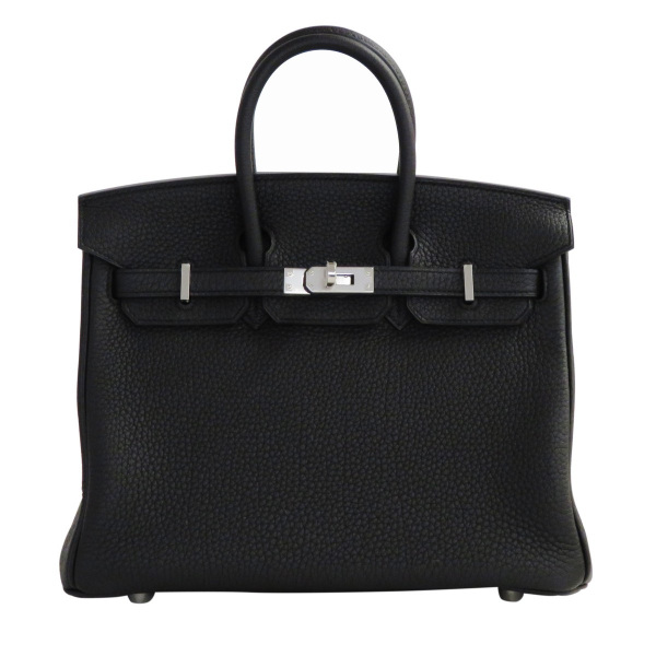hermes birkin エルメス バーキン 25 トゴ ブラック シルバー金具 U刻印 