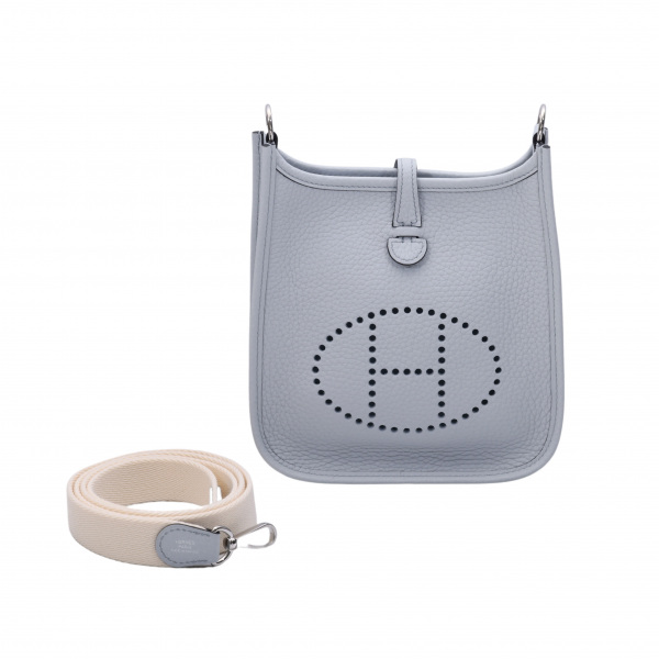 hermes  エルメス  TPM トリヨンクレマンス ブルーペール シルバー金具 U刻印 